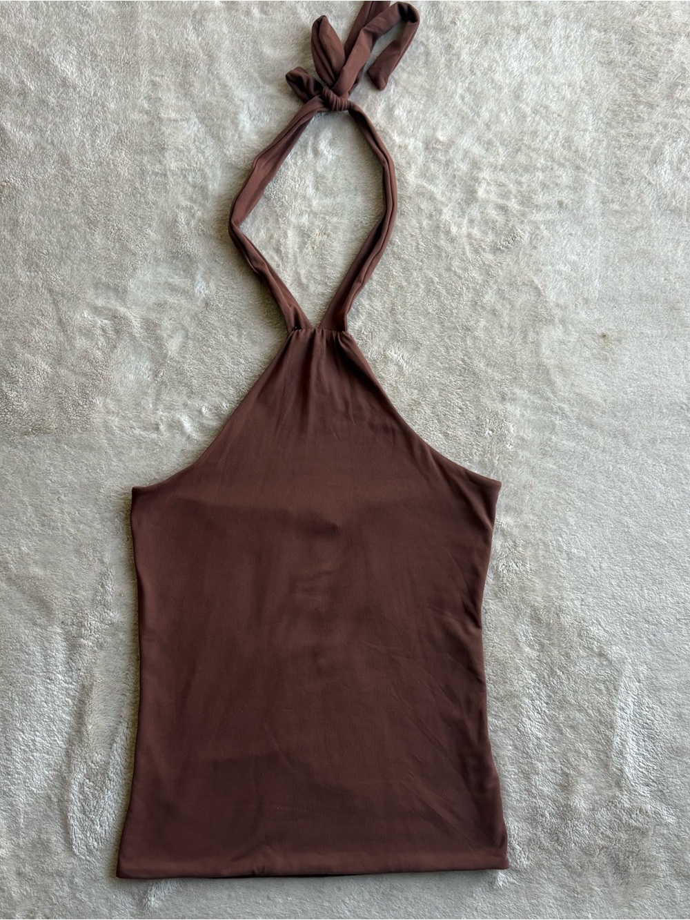 Brown Halter Tank Top - Women